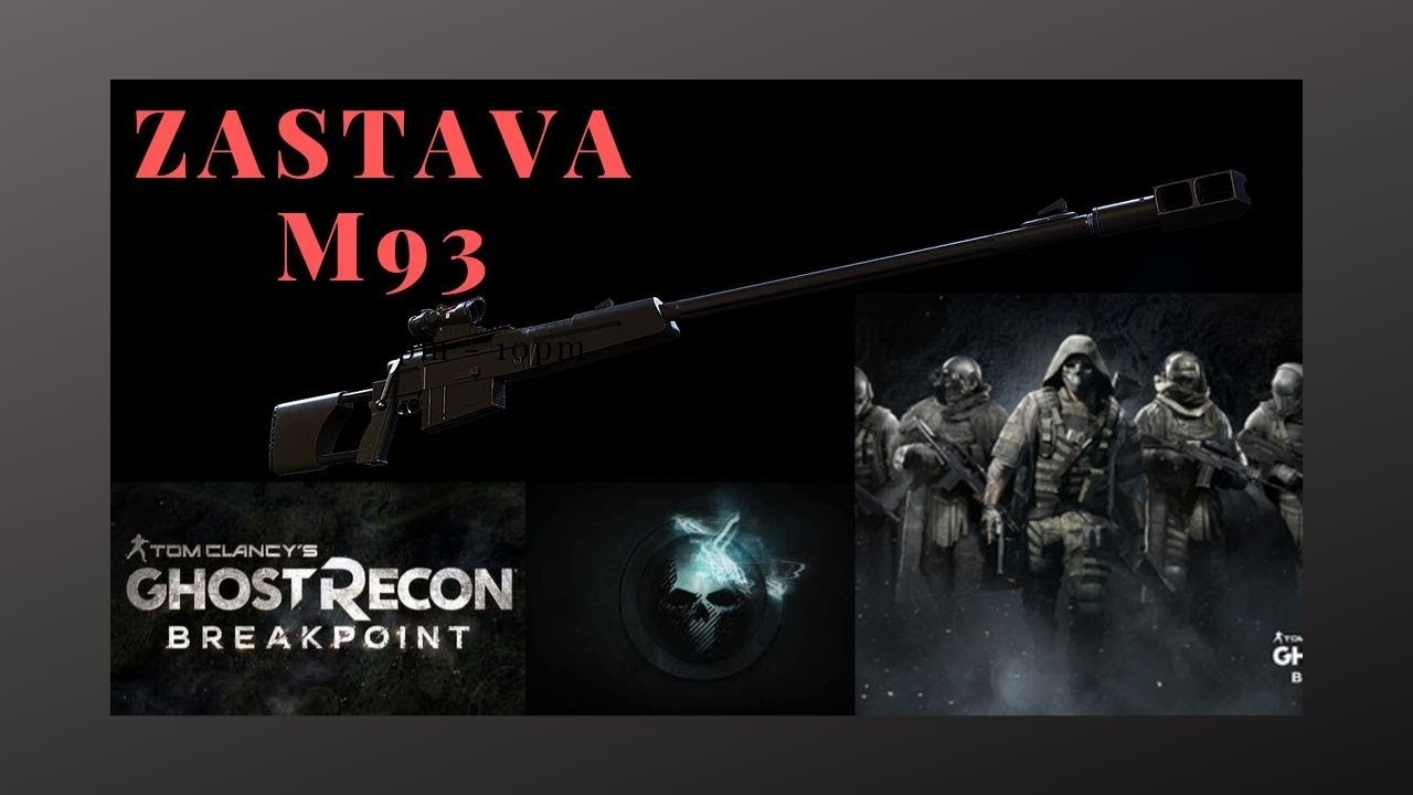[Recon&Breach] Ghost Recon Breakpoint Zastava M93 prêmio matando
