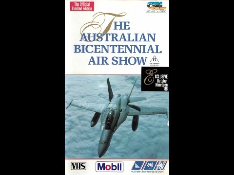 The Australian Bicentennial Airshow 1988 - Richmond RAAF Base  - Entire video