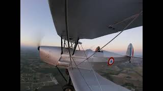 Renault Stampe Biplane Takeoff Kcvb, Castroville, Tx