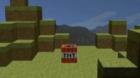 minecraft tnt explosion 3ds max 2012