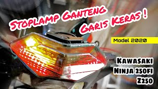 Pemasangan stoplamp projectone & mirror blanking sf di kawasaki zx25r