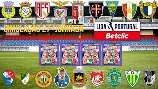SIMULATION OF MATCHDAY 27 PORTUGAL LEAGUE BETCLIC 2025/26 PANINI FOOTBALL STICKERS 2025-26 (BRAGA...