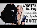 What's in My Backpack for College 2017 | Tasha Farsaci