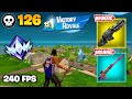 Fortnite Unreal Ranked Reload | High Kill Gameplay | Keyboard &amp; Mouse | 240 FPS