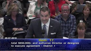 Orange County Board of Supervisor Meeting Waste Not OC ...May 7th