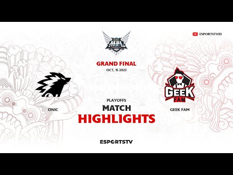 Onic vs Geek Fam HIGHLIGHTS GRAND FINAL MPL ID S12 | GEEK vs ONIC