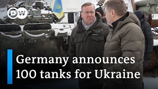 German Defense Minister makes unannounced visit to Ukraine | DW News