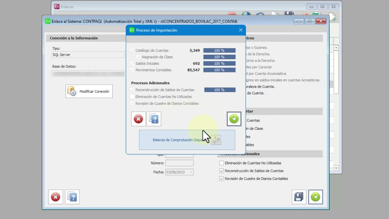En-013 Validar Importación de los UUID's de los  XML's en el Nuevo Módulo de Enlaces CPAi-CAME