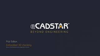 eCADSTAR - PCB editor - Embedded 3D Checking