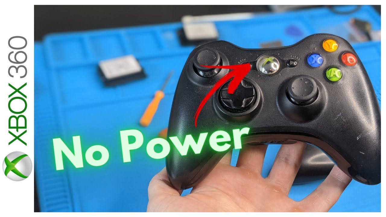 Oeste cilindro Decorar Can We Fix This Xbox 360 Controller That Won't Turn On? - YouTube