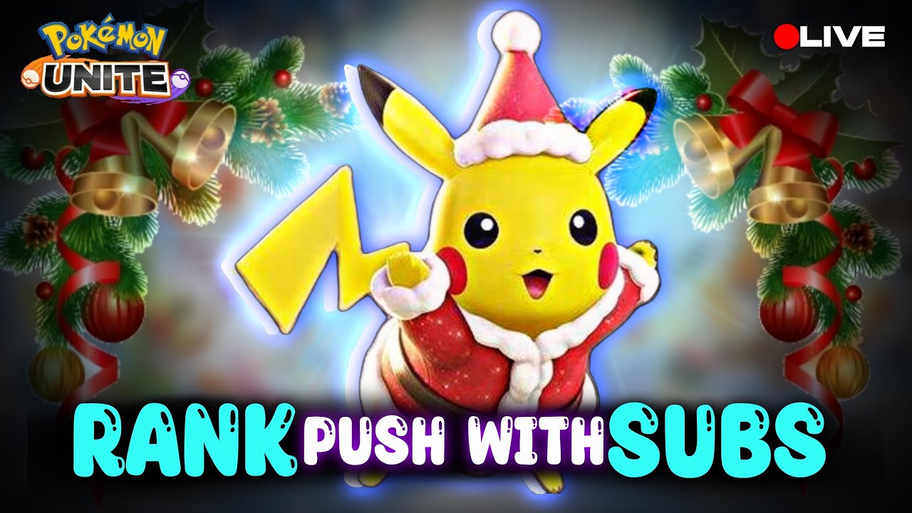 Rank Push With Subs | Pokemon Unite Live | Live Gamerz - YouTube