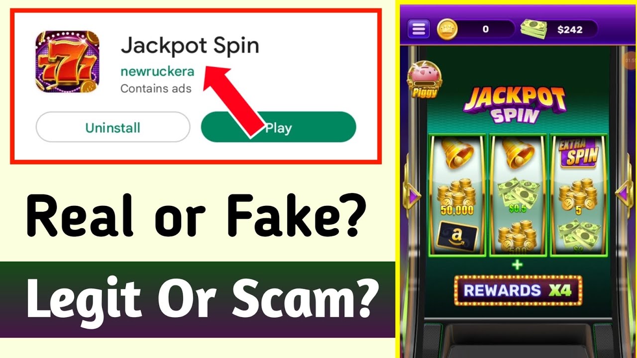 jackpot spin pay real money