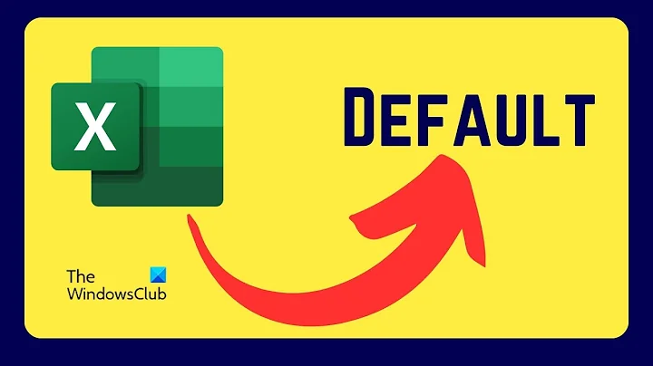 How to reset Excel settings to default