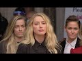 Amber Heard Chokes Back Tears Speaking About Trial