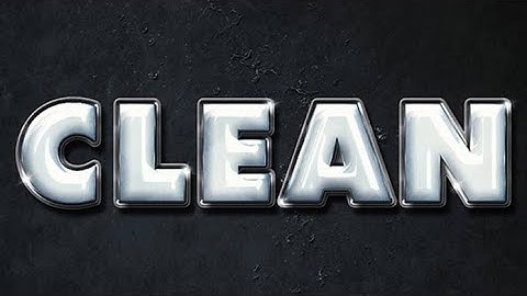 How to Create a Clean, Glossy Plastic Text Effect in Photoshop CS6 CS5