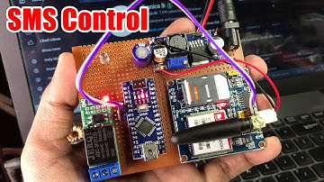 EASIEST Arduino SMS Relay Control Code | Arduino GSM Relay Project | SIM900A GSM Relay Switch