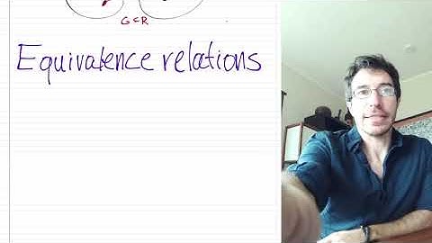 10. Set Theory.  Equivalence Relations