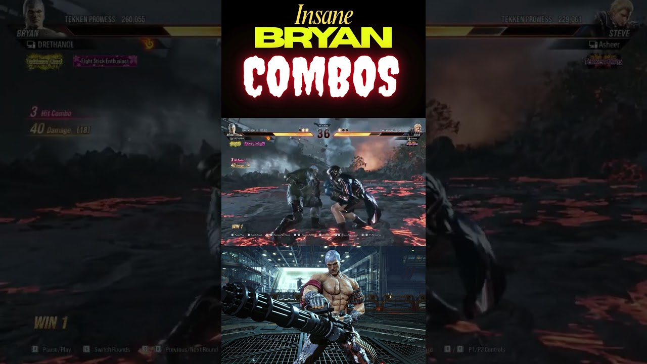 INSANE Bryan Fury Combos 😱💥 | Tekken 8 Short