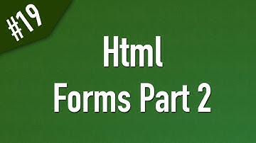 Learn Html in Arabic #19 - Form Elements Part 2