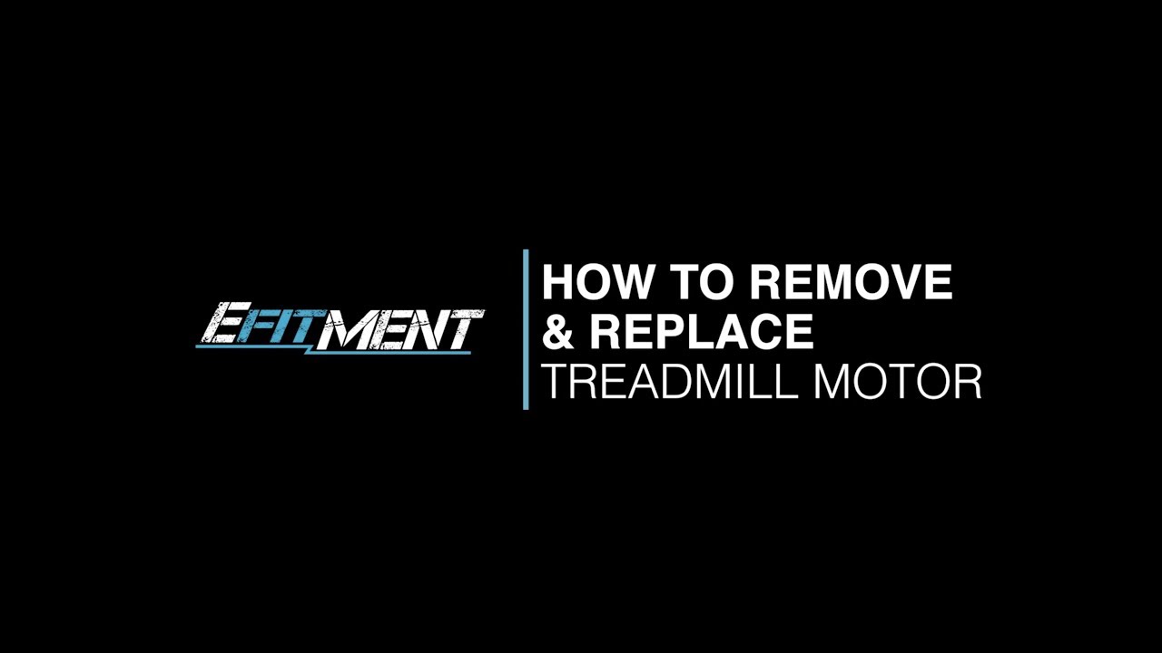 How to remove and replace a treadmill motor YouTube