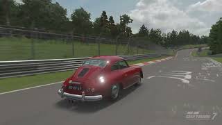 Porsche 356 A/1500 GS Carrera '56 / 140 hp on the Nordschleife