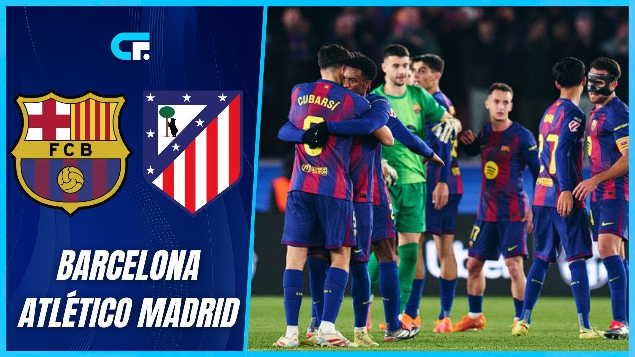 BARCELONA le GANÓ 3-1 al ATLÉTICO DE MADRID y se AFIRMÓ como LÍDER de ...