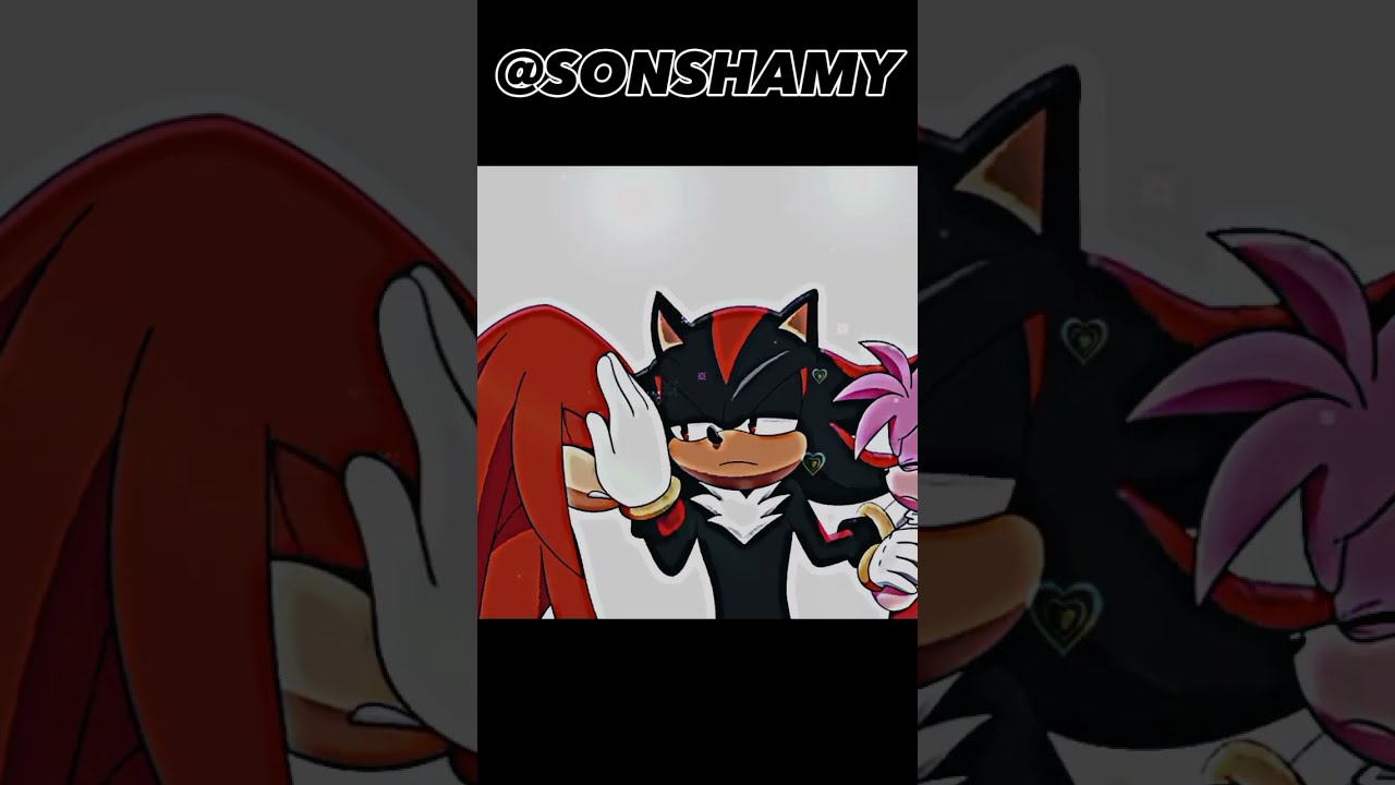 Knakels And Amy Shadow Edit Sonic Friends Capcut Shorts