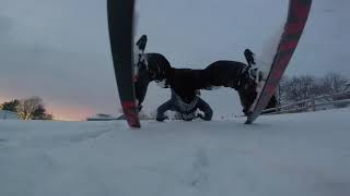 Backyard skiing part 3