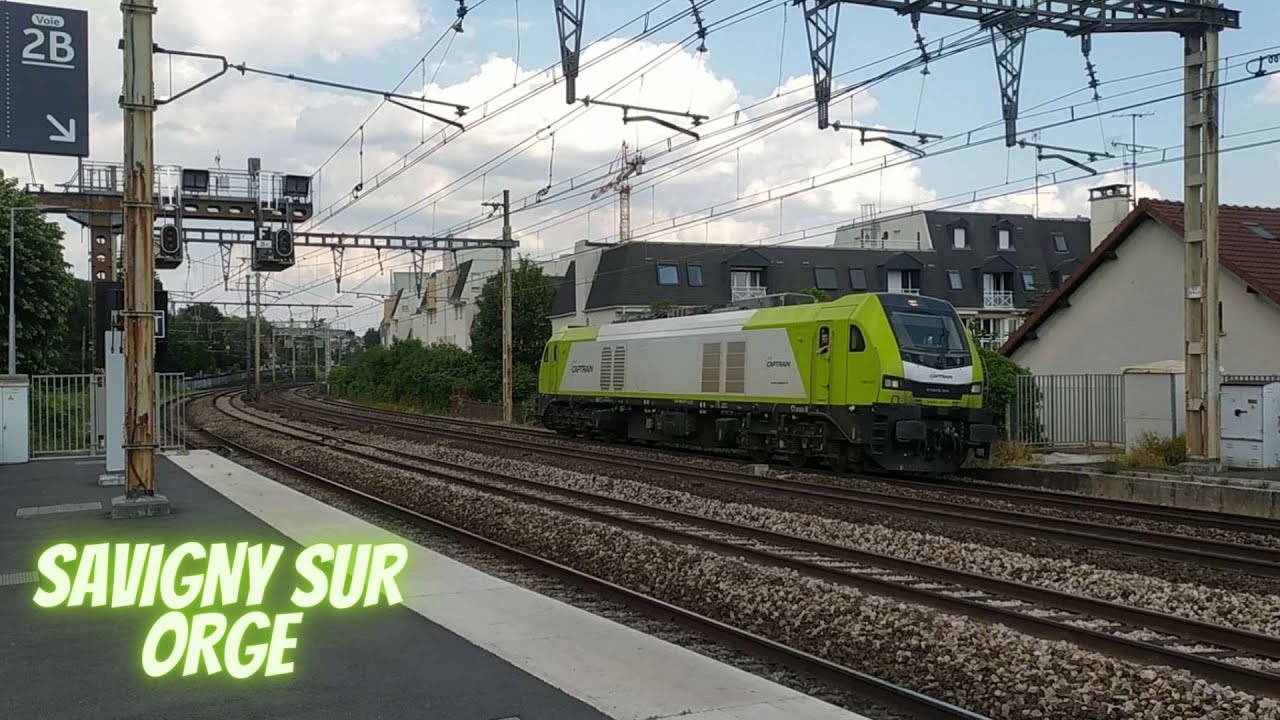 RER, TER et intercités en gare de Savigny sur Orge
