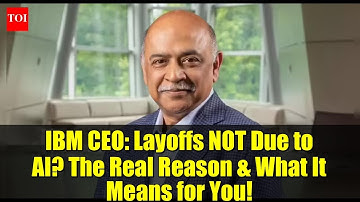 IBM CEO: Layoffs NOT Due to AI? The Real Reason & What It Means for You!