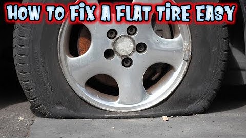 How to Fix a Flat Tire EASY (Everything you need to know using tire plug kit)