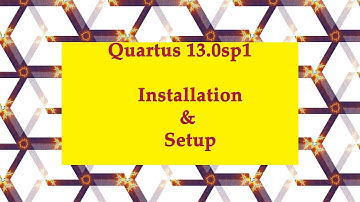 Quartus13.0 sp1 Download, Install, Run First Program