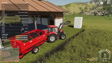 Farming Simulator 19 - Making some Total Mixed Ration (TMR) on Ravenport