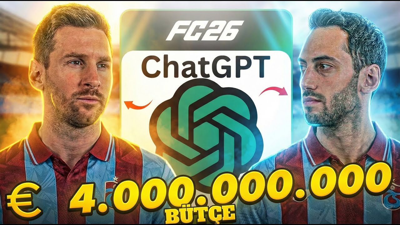 ChatGPT 4 MİLYAR EURO BÜTÇE İLE TRABZONSPOR REBUILD YAPIYOR ! EA FC 26