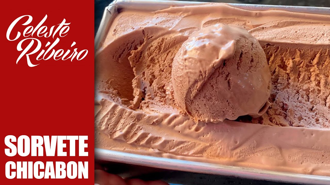 Sorvete CHICABON caseiro de chocolate - Fácil, Rápido e Gostoso!