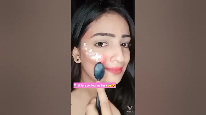 #viral face contour hack 😍😱 #shockingresults 😰 #shorts #viral #trending #youtubeshorts #ashortaday