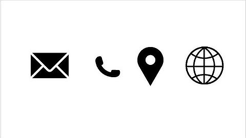 Designing Phone Icon, Email Icon, Location Icon, Website Icon In Illustrator 2020 Tutorial