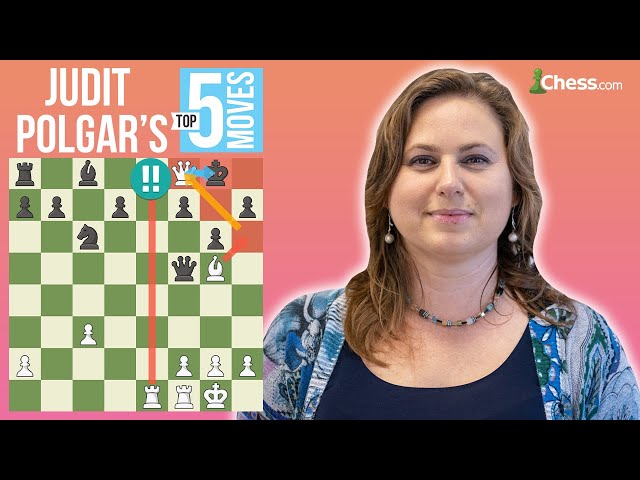 AMAZING Chess Sacrifice! - The great games of Judit Polgar 