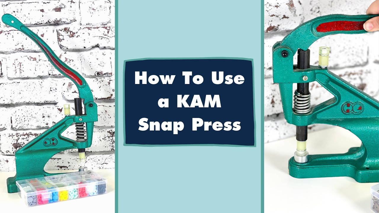 How To Use A KAM Press - Installing KAM Snaps 