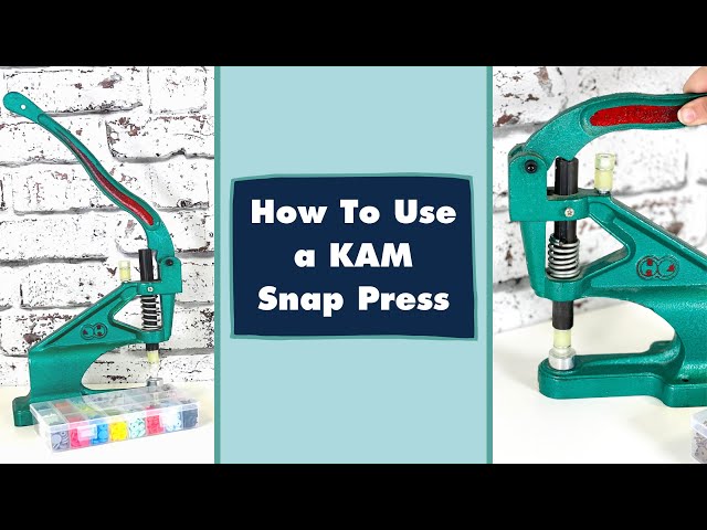 Kam Snaps DK 93 Table Top Press - How to Install DK93 Handle KAM