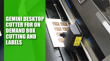 Gemini Desktop Cutter For On Demand Box Cutting And Labels