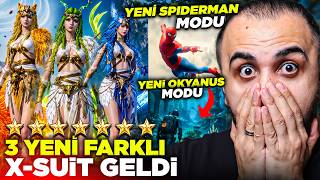 3 FARKLI YENİ X-SUİT! 😱 YENİ SPİDERMAN VE OKYANUS MODU EFSANE GÜNCELLEME - PUBG Mobile