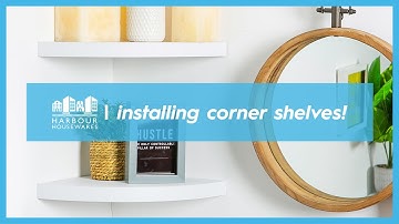 How to Install Floating Corner Shelves | DIY Made Easy!