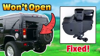 Rear Tailgate / Liftgate Won’t Open Hummer H2 - Actuator Replacement