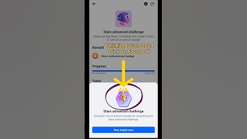 Facebook Stars Advanced Challenge Badge Kaise Milega 🤑 | Facebook Stars Achievement Badge 😍