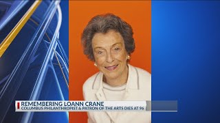 Columbus arts patron Loann Crane dies