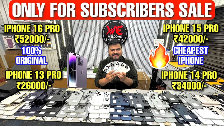 Biggest iPhone Sale Ever 🔥| Cheapest iPhone Market | Second Hand Mobile | iPhone15 Pro iPhone 17 Pro