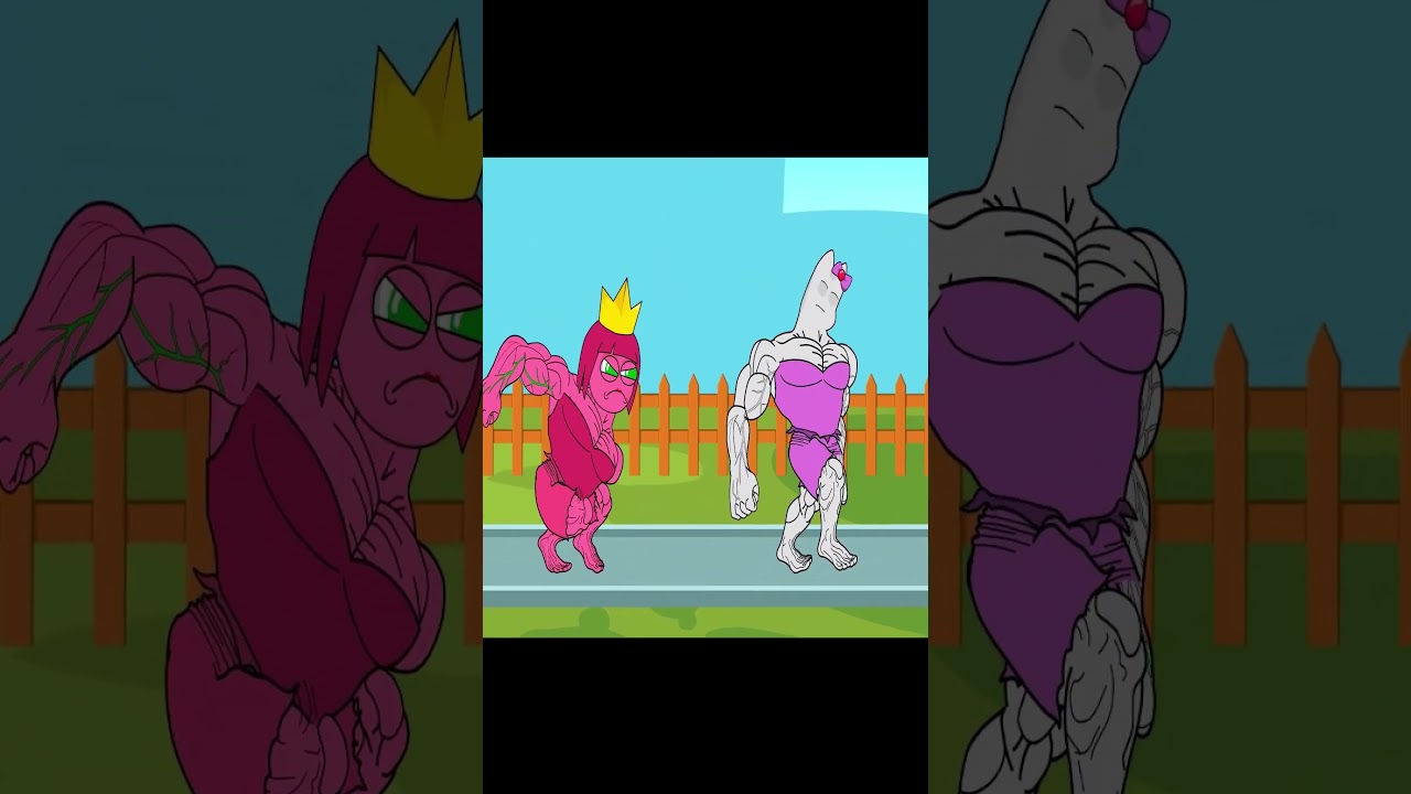 ФИНАЛ! ВСЕ КАЧКИ САДА БАНБАНА ПРОТИВ ВСЕХ КАЧКОВ РАДУЖНЫХ ДРУЗЕЙ! Мультик Анимация 