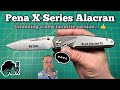 Unboxing a new pena x series bead blasted alacran with jigged ti inlays i like this 1 more