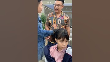 BÉ GÁI ĐÁNG YÊU ĐI HIẾN TÓC - 1900 HAIR #shorts